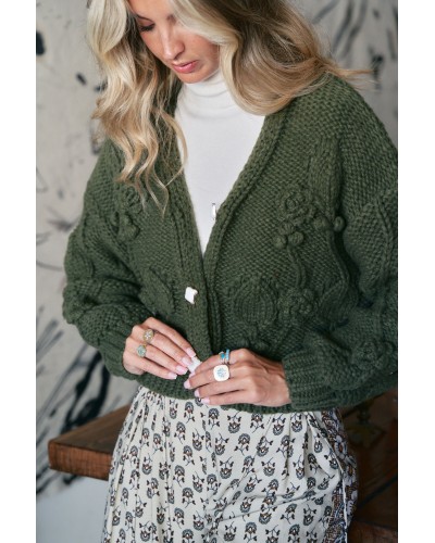 Cardigan Cozy Green