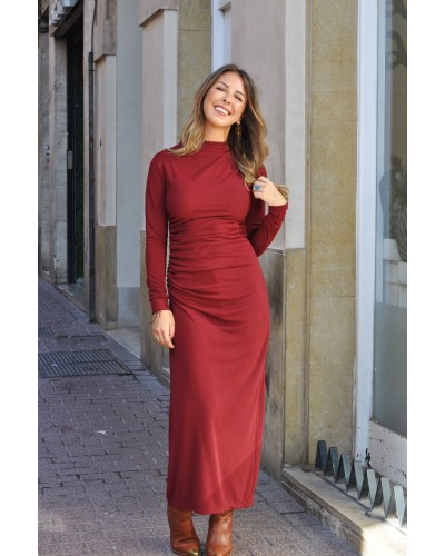 Vestido Caterina Burdeos