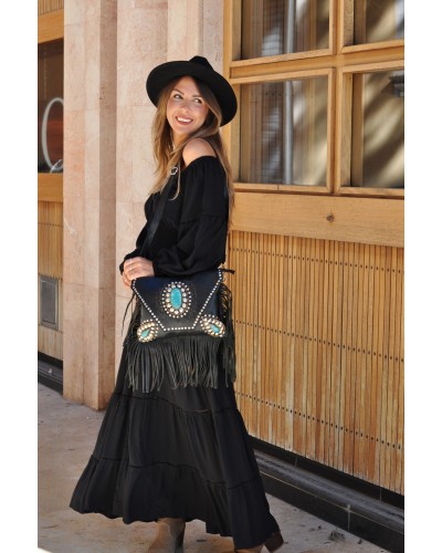 Bolso Tanzania Boho Black