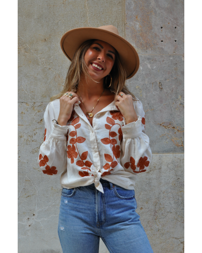 Blusa Teresa Camel