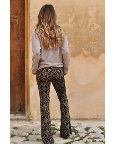 Pantalón Flare Brown