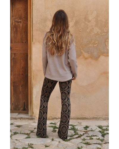 Pantalón Flare Brown