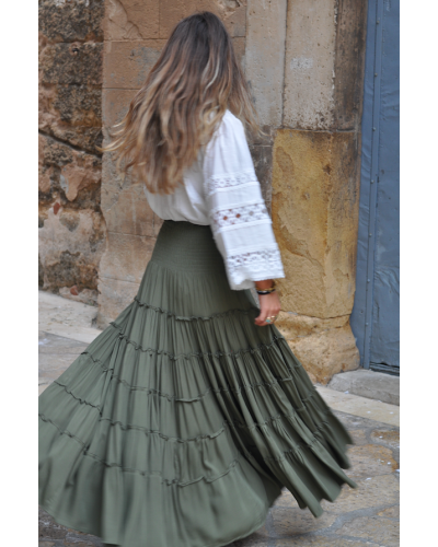 Green Eira Skirt