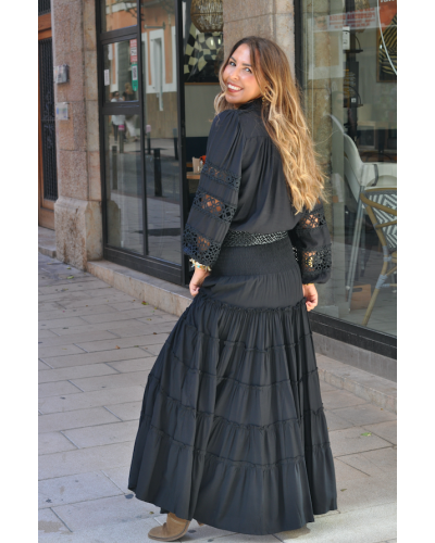 Eira Black Skirt