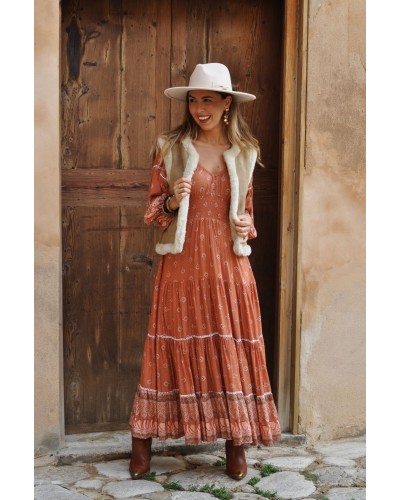 Vestido Denisse Camels