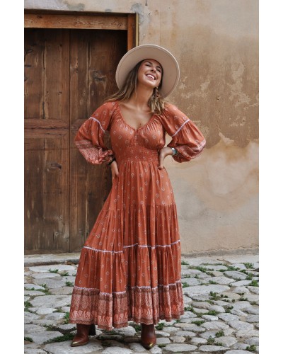 Vestido Denisse Camels